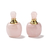 Natural Rose Quartz Dropper Bottles DJEW-K024-01G-05-1