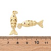 Rack Plating Brass Micro Pave Cubic Zirconia Pendants KK-M309-38B-G-3