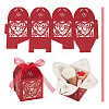 10Pcs Laser Cut Paper Hollow Out Heart & Flowers Candy Boxes CON-TA0001-10D-3