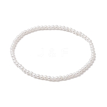 Rond Shell Pearl Beaded Stretch Bracelets for Women BJEW-JB11038