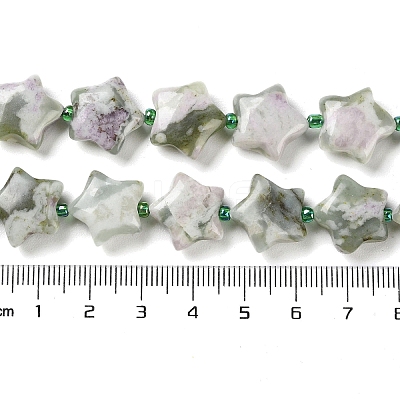 Natural Peace Jade Beads Strands G-NH0005-001-1