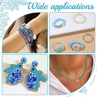 105G 7 Styles Frosted Opaque Glass Seed Beads Set SEED-GO0001-11C-1