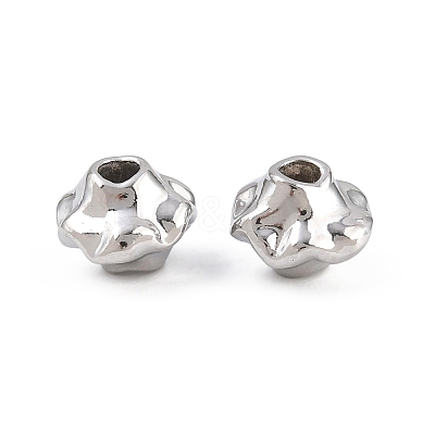 Irregular 304 Stainless Steel Beads STAS-D394-03N-P-1