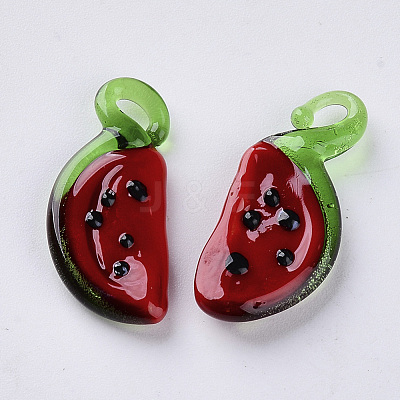 Handmade Lampwork Pendants LAMP-S188-12-1