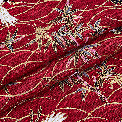 Japanese Style Cotton Fabric DIY-WH0589-004A-01-1