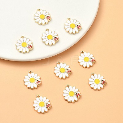 Eco-Friendly Alloy Enamel Pendants ENAM-YW0003-54-1