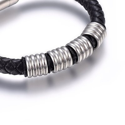 Leather Cord Bracelets BJEW-G603-07P-1