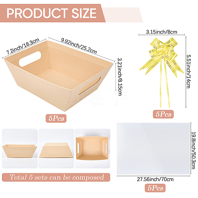 Cardboard Gift Basket Kit CON-WH20013-01A-02-1