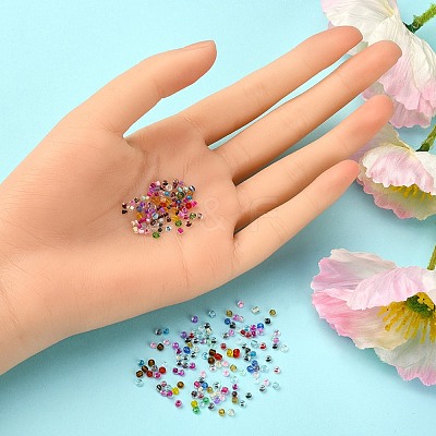 19200Pcs 24 Colors 12/0 Glass Seed Beads SEED-YW0001-87A-1