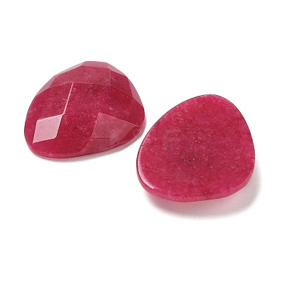 Natural Dyed White Jade Cabochons G-K385-02-1