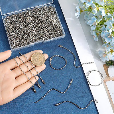 200Pcs Iron Ball Chains CH-SP0001-01-1