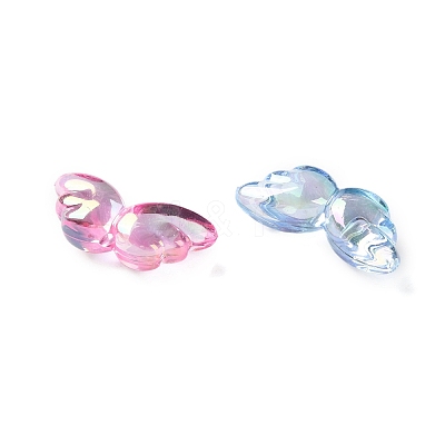 Transparent UV Plating Acrylic Beads X-PACR-D288-15-1