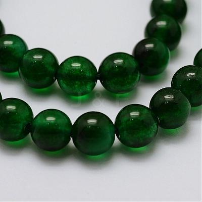 Natural White Jade Beads Strands G-G687-36P-8mm-1