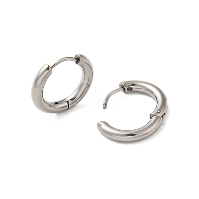 Tarnish Resistant 304 Stainless Steel Hoop Earrings EJEW-P177-P-20-1