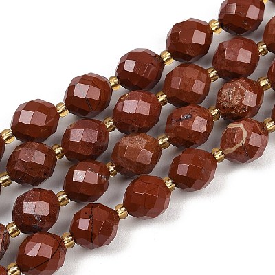 Natural Red Jasper Beads Strands G-N342-149I-17-1