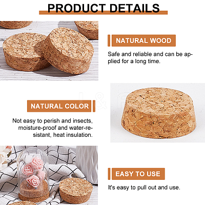 Cork Bottle Stopper LS-FIND-WH0160-64D-1