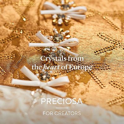 Preciosa® MAXIMA Crystal No Hotfix Flatback Stones Y-PRC-NSS16-60010-1
