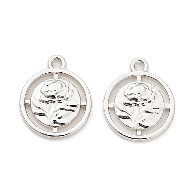 Rack Plating Alloy Pendants PALLOY-Q005-04P-1
