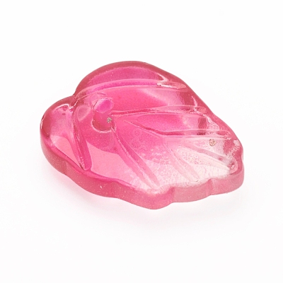 Two-Tone Transparent Glass Charms GLAA-H016-15-1