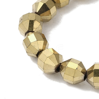 Electroplated Synthetic Non-magnetic Hematite Beads Strands G-I364-L01-1
