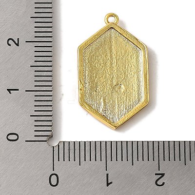 Rack Plating Brass Enamel Pendant KK-A229-31G-03-1
