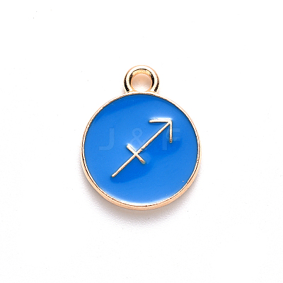 Alloy Enamel Pendants LS-ENAM-S124-01A-02F-1