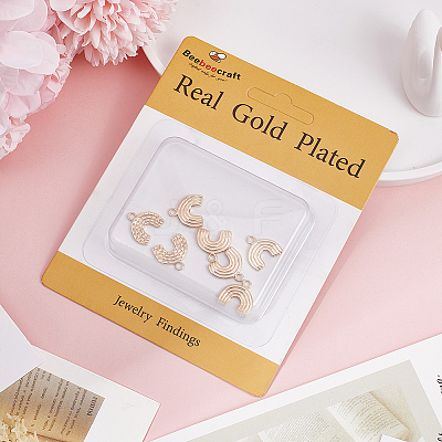 10Pcs Brass Charms KK-BBC0011-25-1