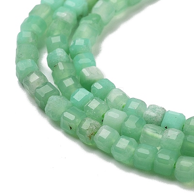 Natural Chrysoprase Beads Strands G-B088-E19-02-1