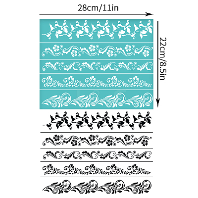 Self-Adhesive Silk Screen Printing Stencil DIY-WH0338-363-1