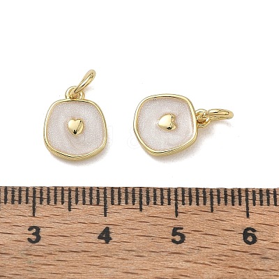 Brass Enamel Pendants KK-CBA5585-08G-03-1