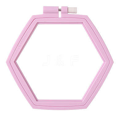 ABS Plastic Cross Stitch Embroidery Hoops PW-WG95323-02-1
