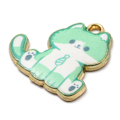 Printed Alloy Pendants ENAM-L042-04G-05-1