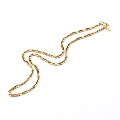 304 Stainless Steel Diamond Cut Cuban Link Chain Necklaces NJEW-JN03367-02-1