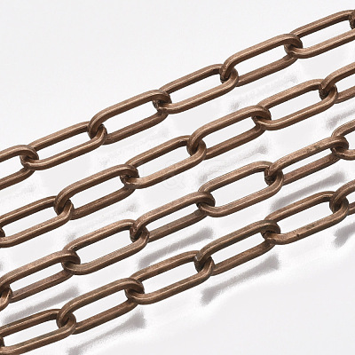 Unwelded Iron Paperclip Chains CH-S125-02F-R-1