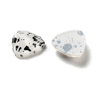 Spot Pattern Resin Cabochons MRMJ-G015-09-1