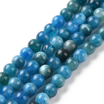 Natural Apatite Beads Strands G-J373-21-5.5mm-01-1