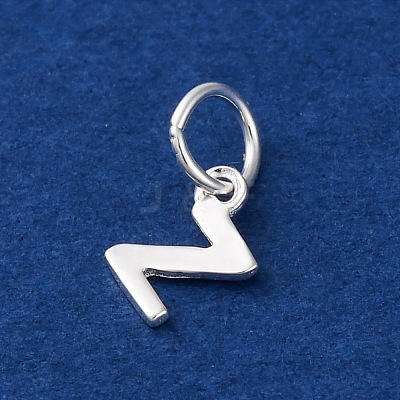925 Sterling Silver Letter Charms LS-STER-C012-01S-Z-1