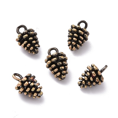 Rack Plating Brass Charms KK-F834-07BAB-1