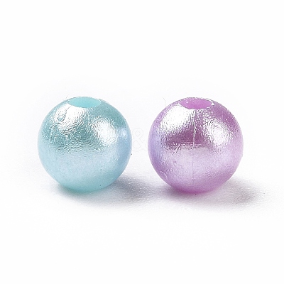 Imitation Pearl Acrylic Beads OACR-E013-29A-1