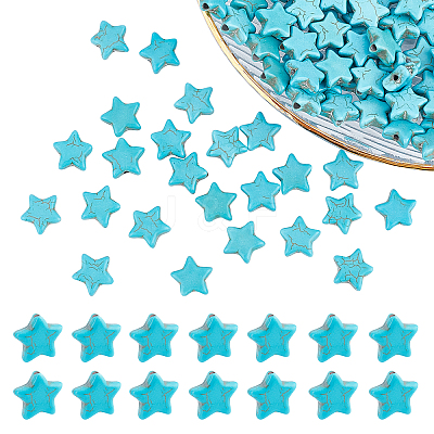 Synthetic Howlite Bead Strands G-AR0003-51-1