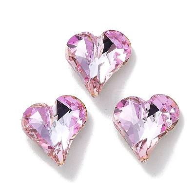 Glass Rhinestone Cabochons RGLA-G020-04B-D123-1