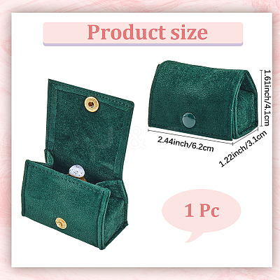 1Pc Arch Velvet Jewelry Storage Boxes CON-GF0001-17A-1