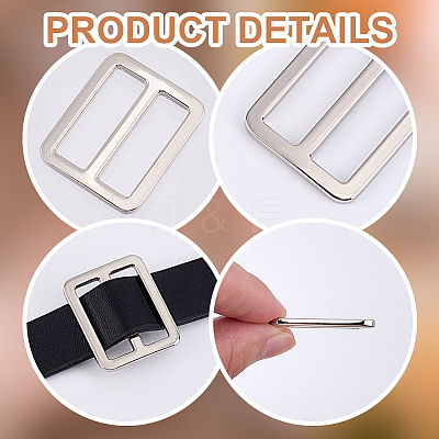 10Pcs Alloy Buckle Clasps FIND-BBC0002-42A-1