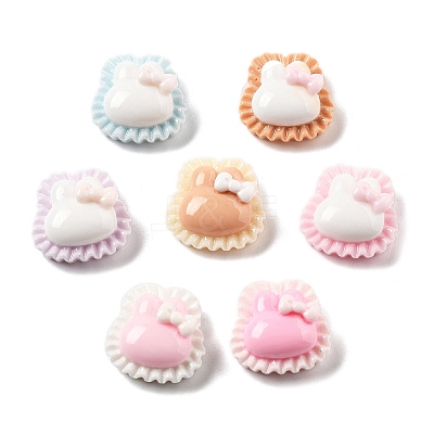 Cute Mini Cartoon Bowknot Series Resin Cabochons X-CRES-I037-04A-1