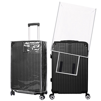 Transparent PVC Luggage Cover AJEW-WH20080-52P-1