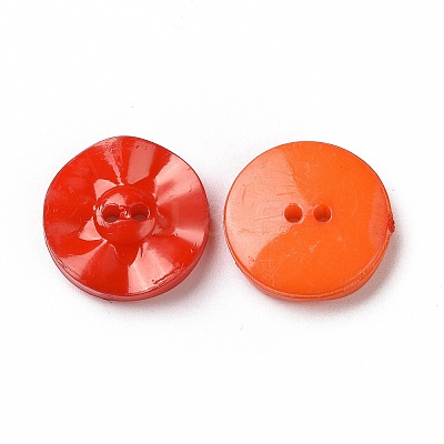 Acrylic Sewing Buttons BUTT-E073-C-M-1