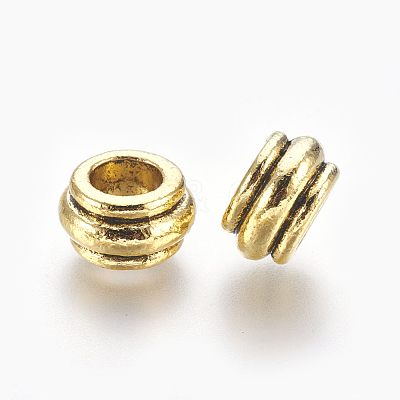 Tibetan Style Alloy Beads TIBEB-A10319-AG-FF-1