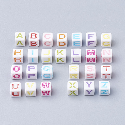 Craft Style Acrylic Beads X-MACR-Q226-02C-1