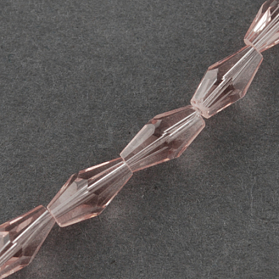 Glass Beads Strands GLAA-R026-8x4mm-M-1