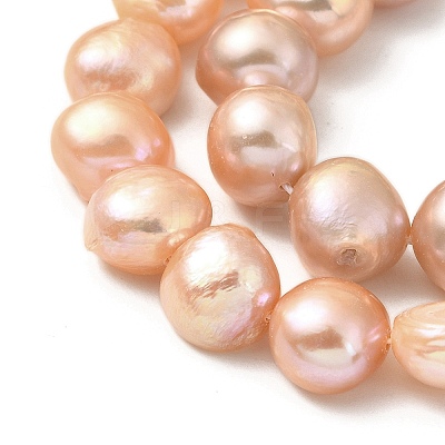 Natural Cultured Freshwater Pearl Beads Strands PEAR-A006-13E-1